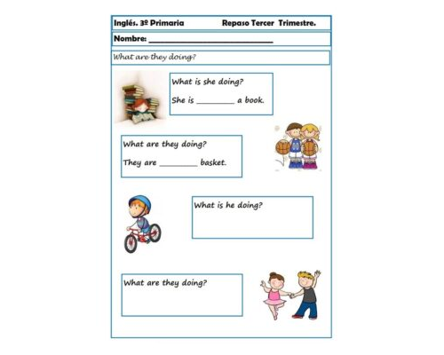 Aprender y repasar con fichas de inglés 3