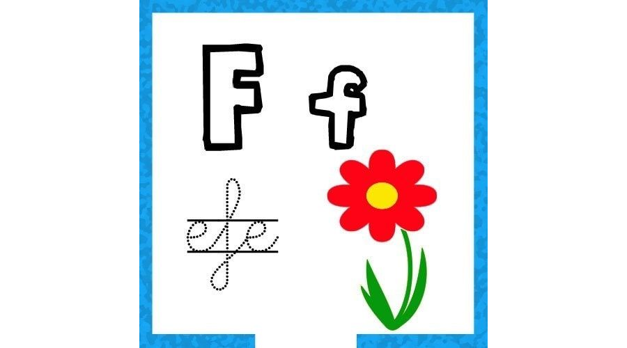 Fichas de la F para imprimir 3