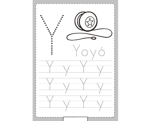 Fichas de la Y mayúscula 1