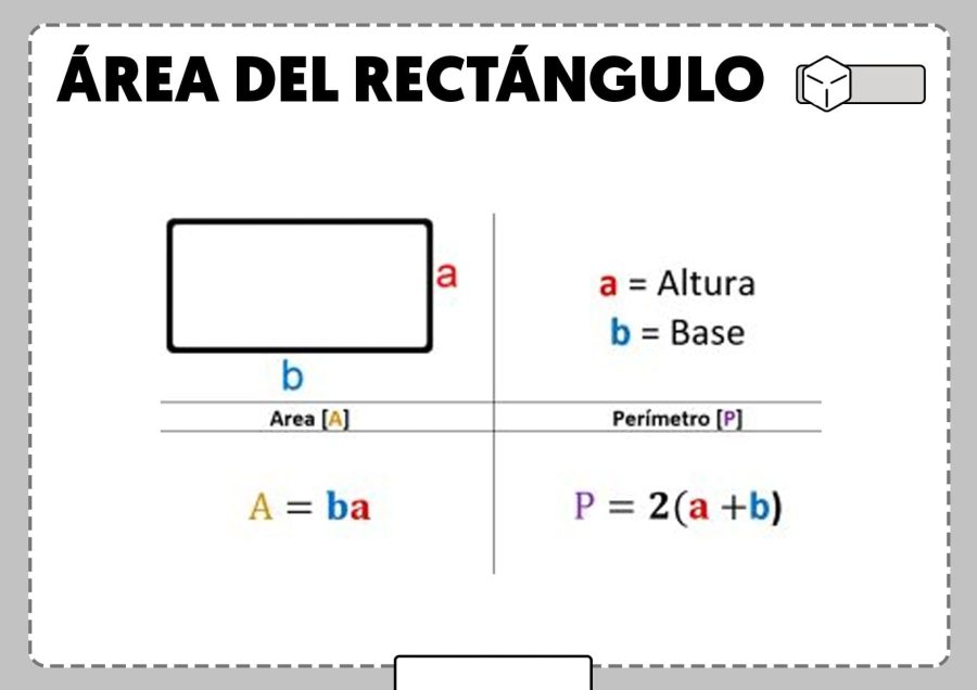 Área y perímetro de rectángulos 3