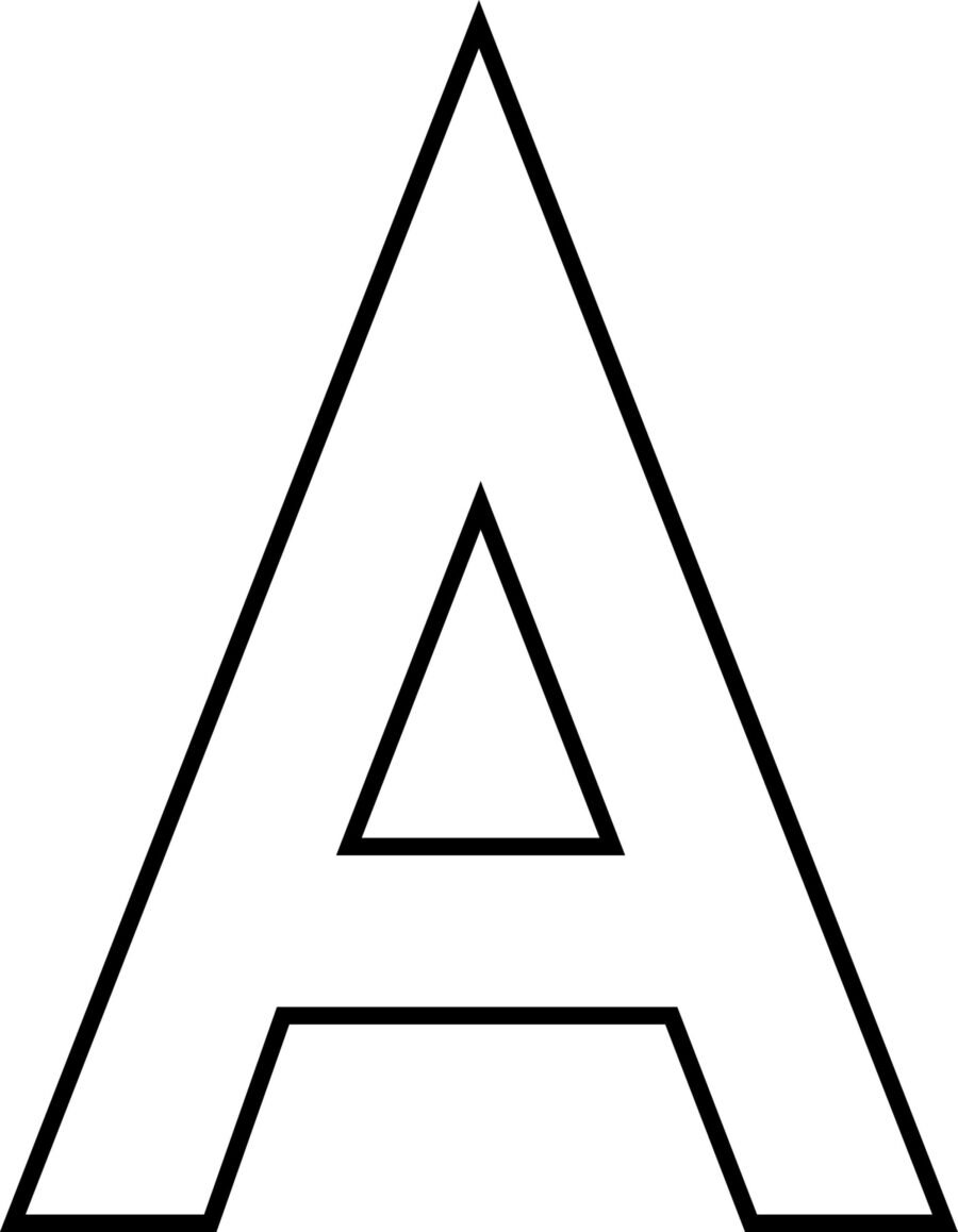 Fichas de la A mayúscula 2