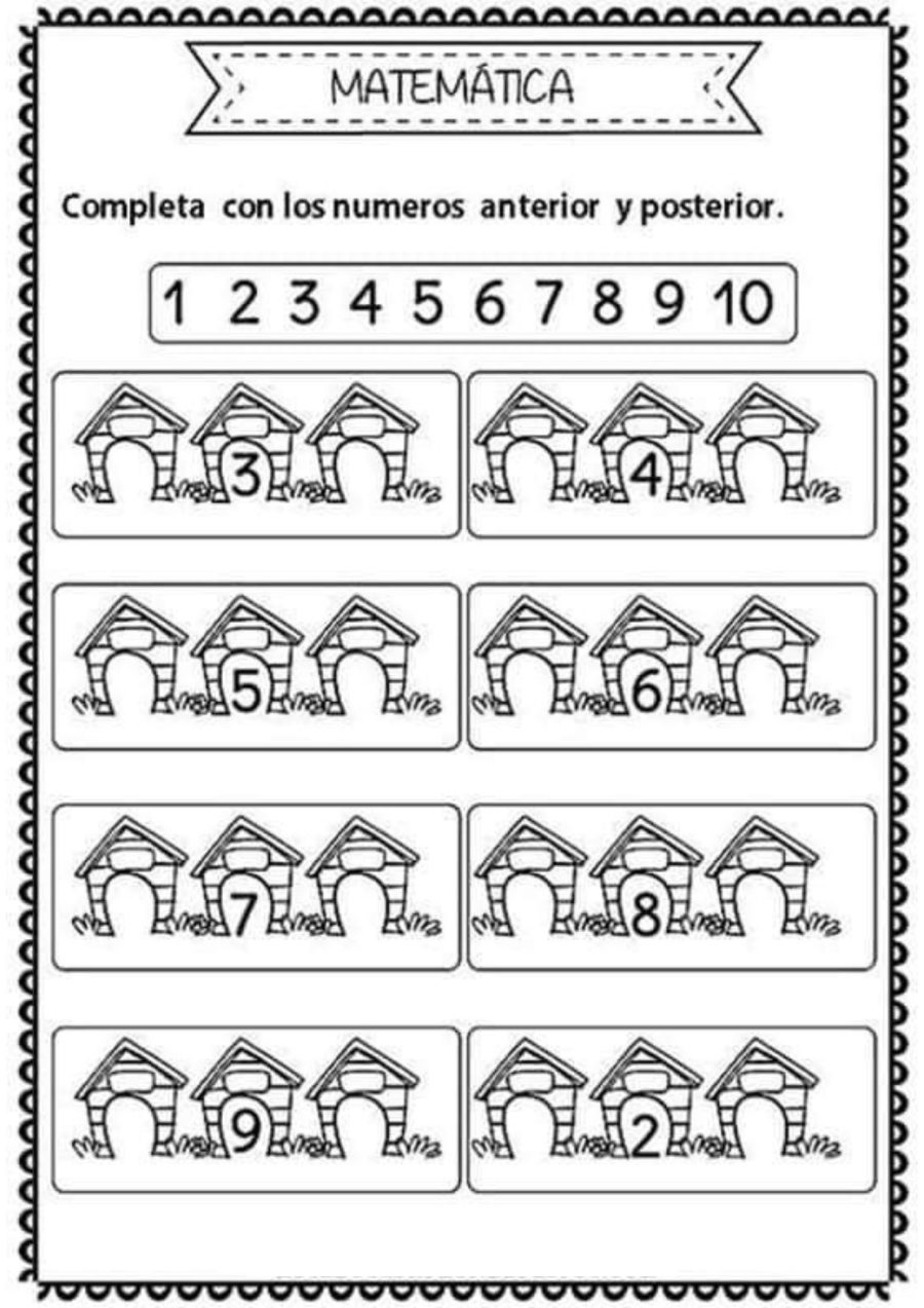 Fichas de Matemáticas 1 Primaria Cuadernillos 2
