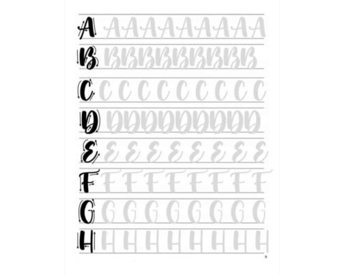 Aprender diferentes estilos de letra 2