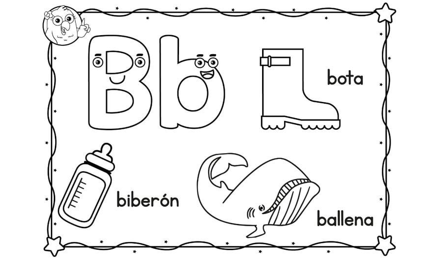 Fichas de la B para imprimir 1