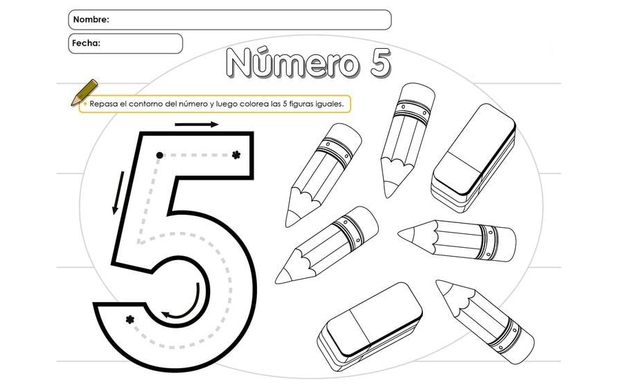 Recursos educativos para ampliar el aprendizaje del número 5 2