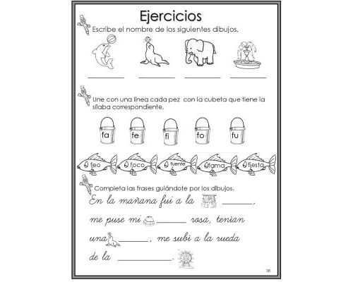 Relación de las fichas con la lecto-escritura y lógico-matemática 3