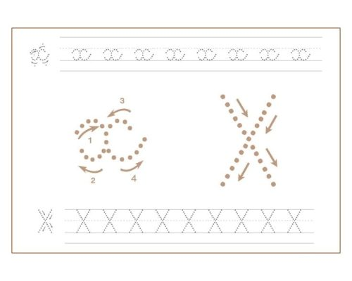 Fichas de la x minúscula 2