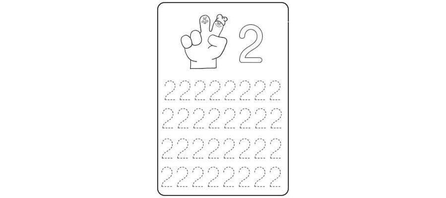 Juegos en línea para el aprendizaje del número 2 1