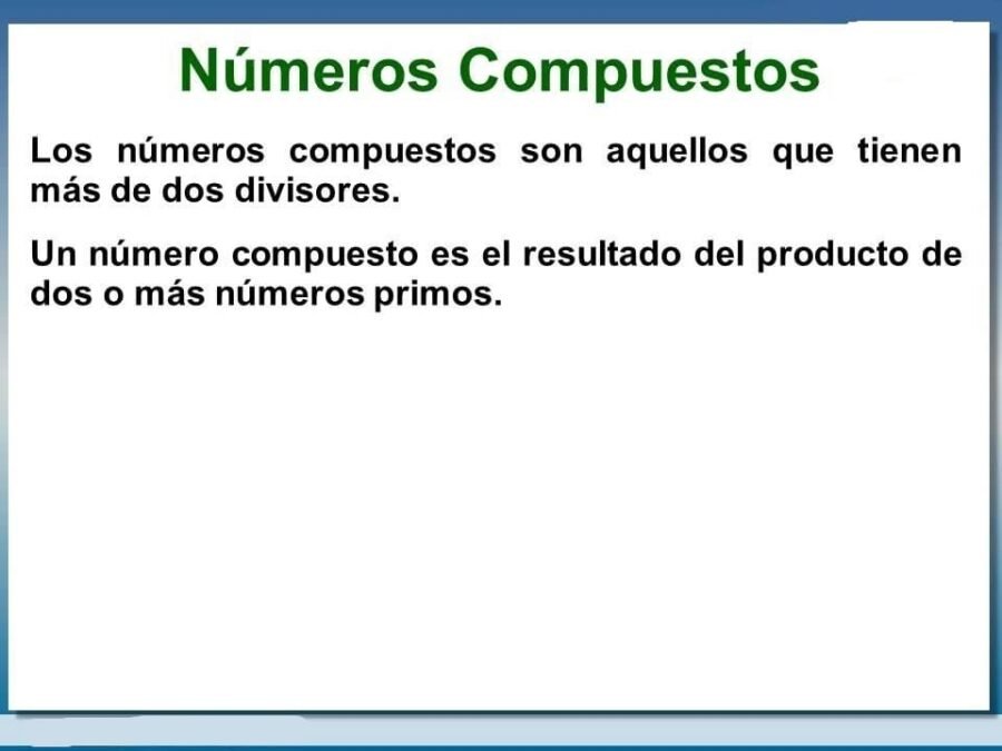 Numeros compuestos 2