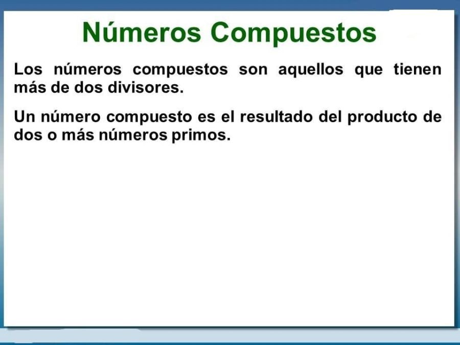 Numeros compuestos 2