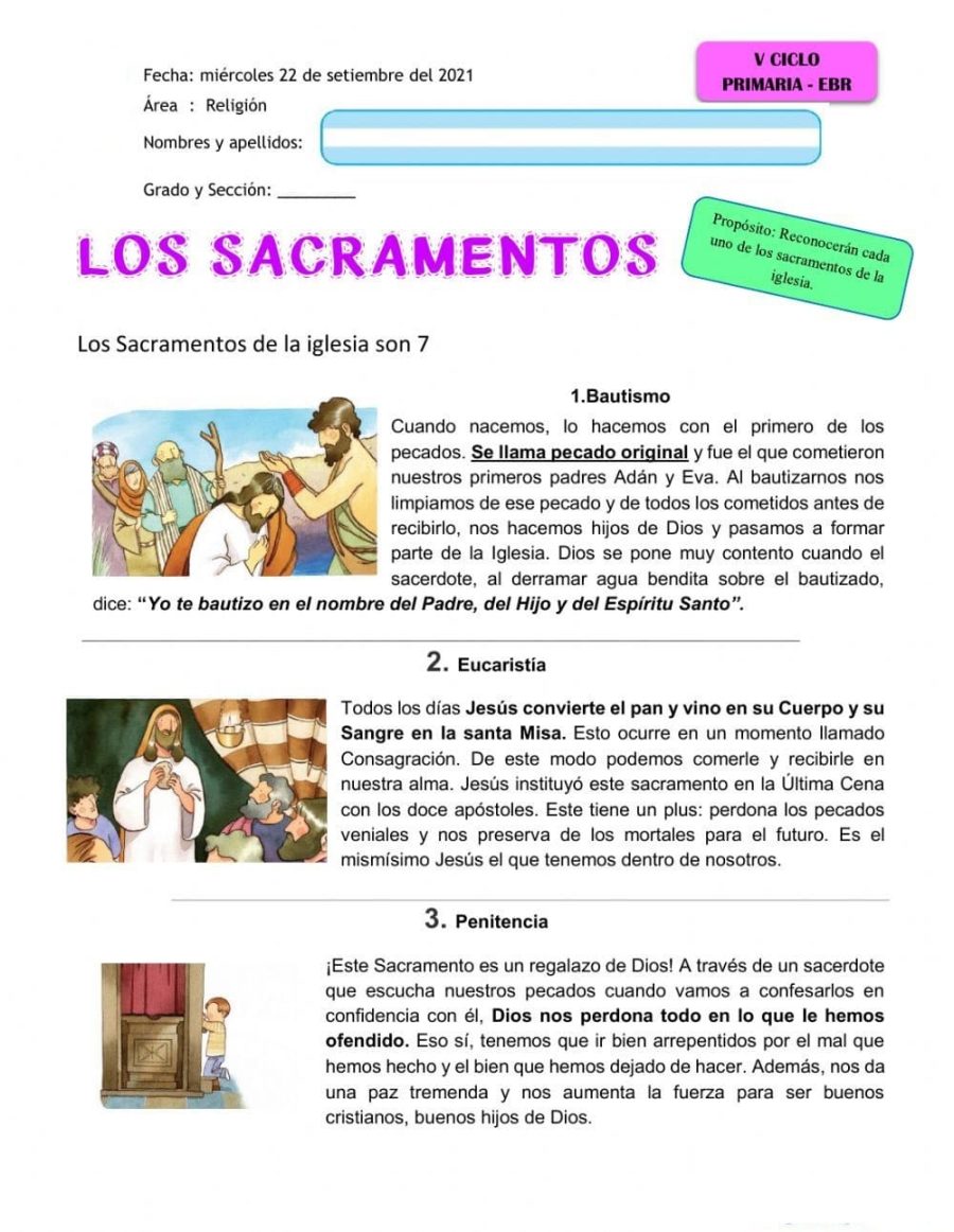 Los sacramentos 2
