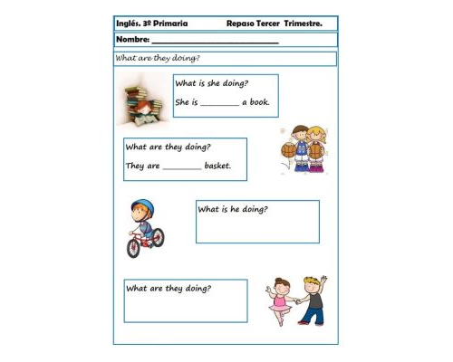 Aprender y repasar con fichas de inglés 3