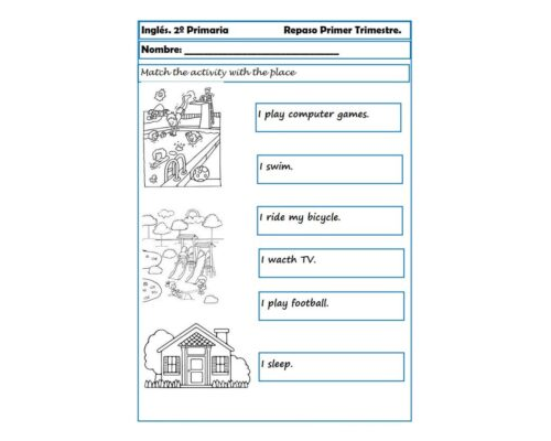 Refuerzo de la práctica de ejercicios de inglés interactivos 2