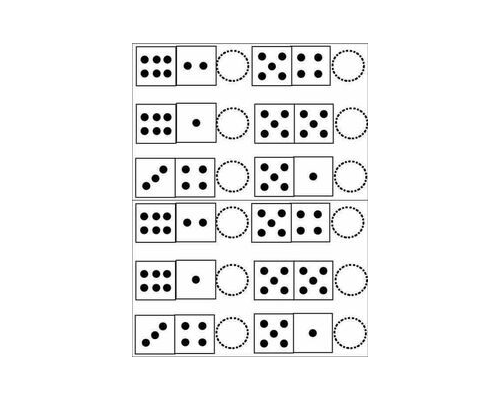 Actividades de juego con fichas de colores para matematicas 3