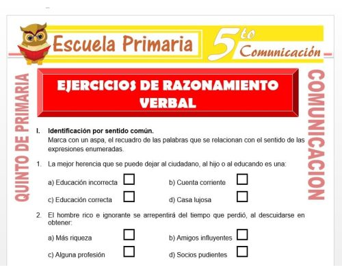 Fortalecimiento de habilidades de razonamiento verbal 1