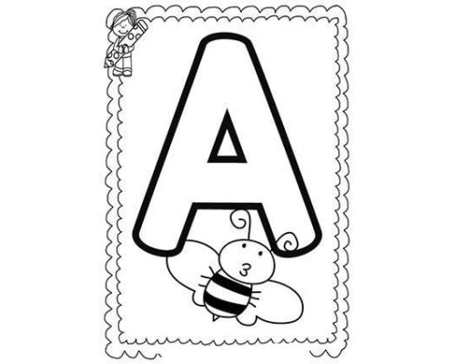 Fichas de la A mayúscula 3