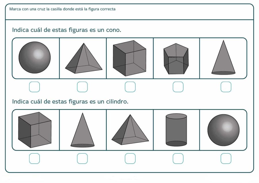 Formas y cuerpos geométricos, capacidad, longitud, masa y fracciones 3