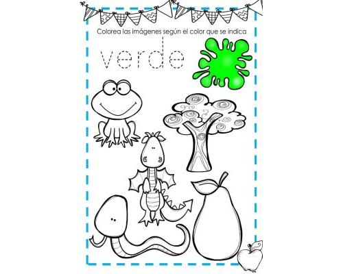 Fichas de color verde