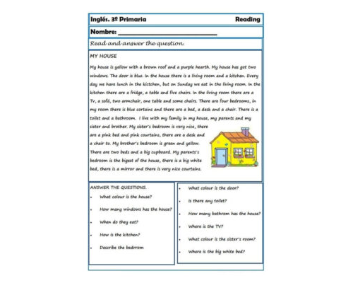 Fichas de comprensión lectora 1