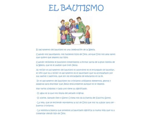 Explicación del Sacramento del Bautismo 3