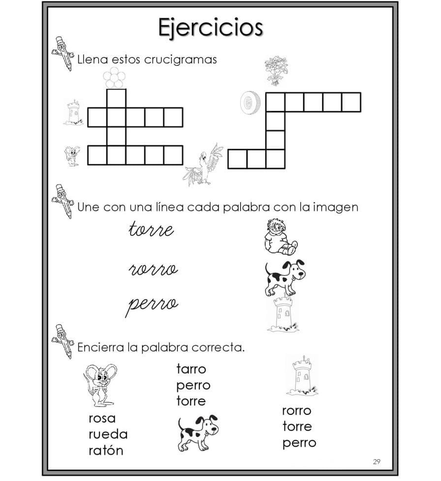 Relación de las fichas con la lecto-escritura y lógico-matemática 2