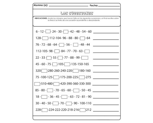 Reforzamiento de conceptos básicos matemáticos 2