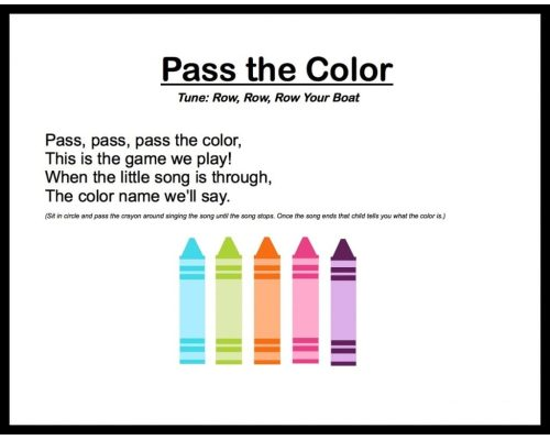 Canciones y actividades para aprender los colores en inglés 3