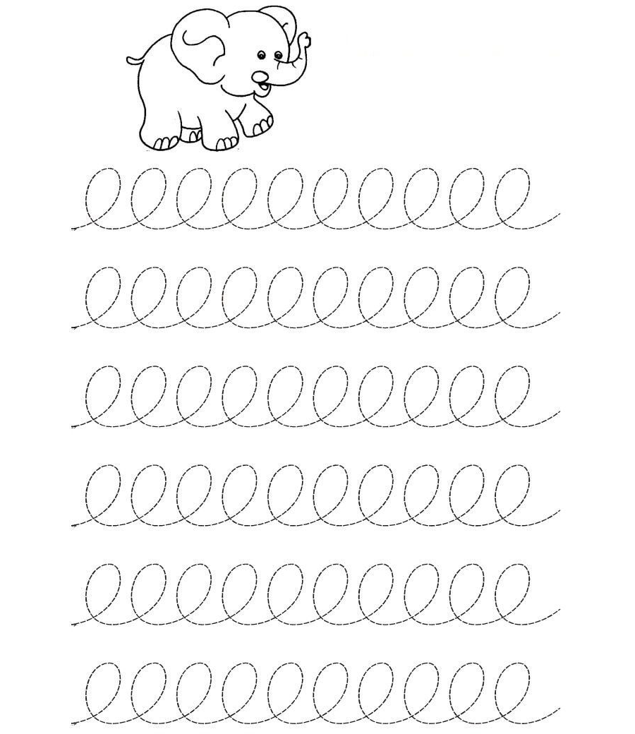 Actividades y ejercicios para practicar la escritura con fichas de caligrafía 3