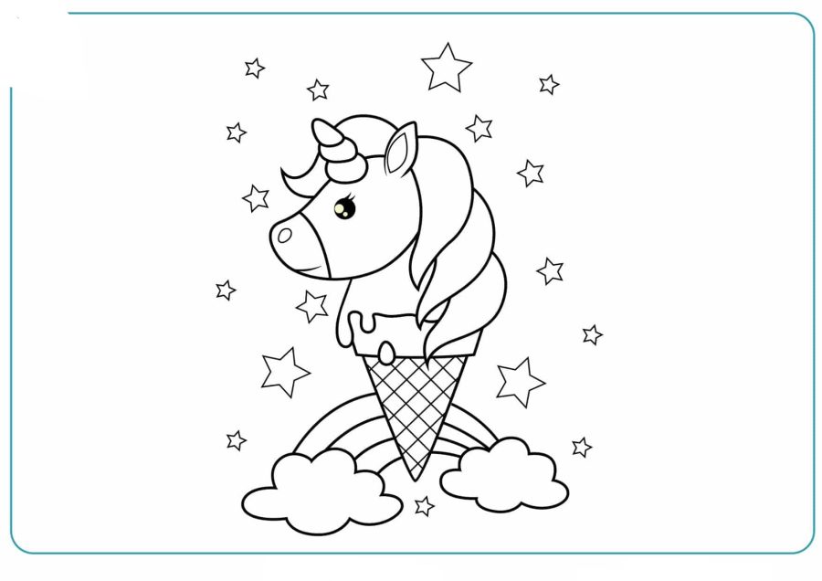 Fichas de unicornios para imprimir 1