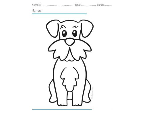 Fichas de perros para imprimir 3