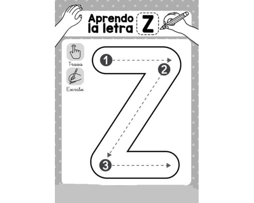 Fichas de la Z para imprimir 1