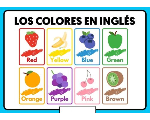 Descripción de los colores básicos en inglés 3