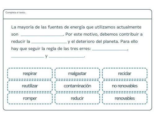 Integración de conceptos básicos de geología, química y biología en las fichas 2