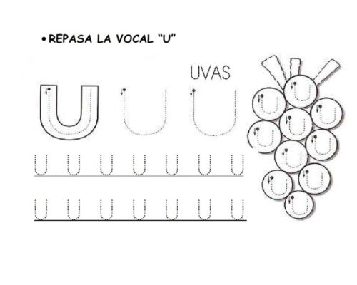 Fichas de la U mayúscula 1