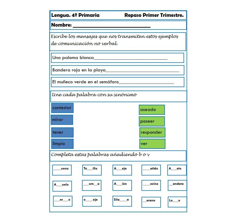 Recursos interactivos para el aprendizaje de lengua en 4º primaria 3