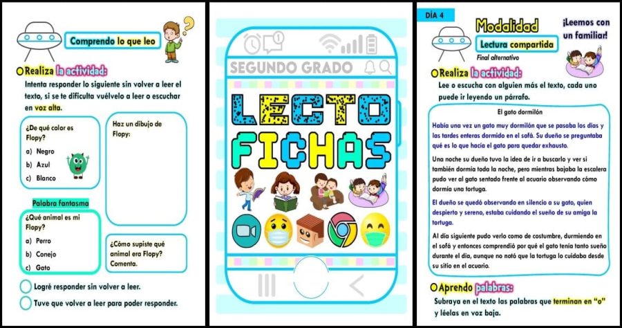 Fichas de repaso 2 primaria para la lectoescritura 3
