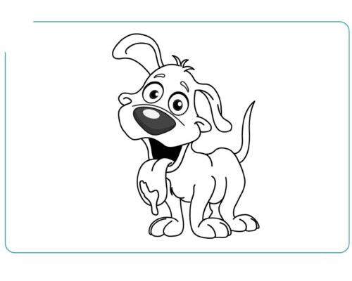 Fichas de perros para colorear 2