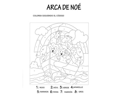 Fichas del arca de Noé para imprimir 1