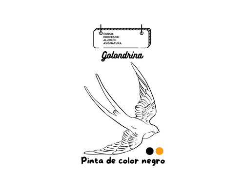Fichas de color negro para colorear 2