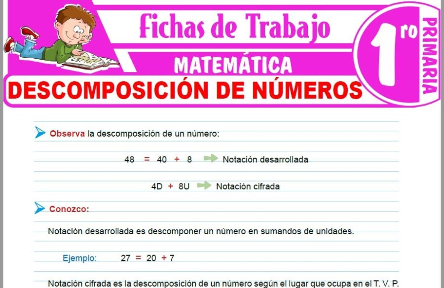 Concepto de descomposición de números 1