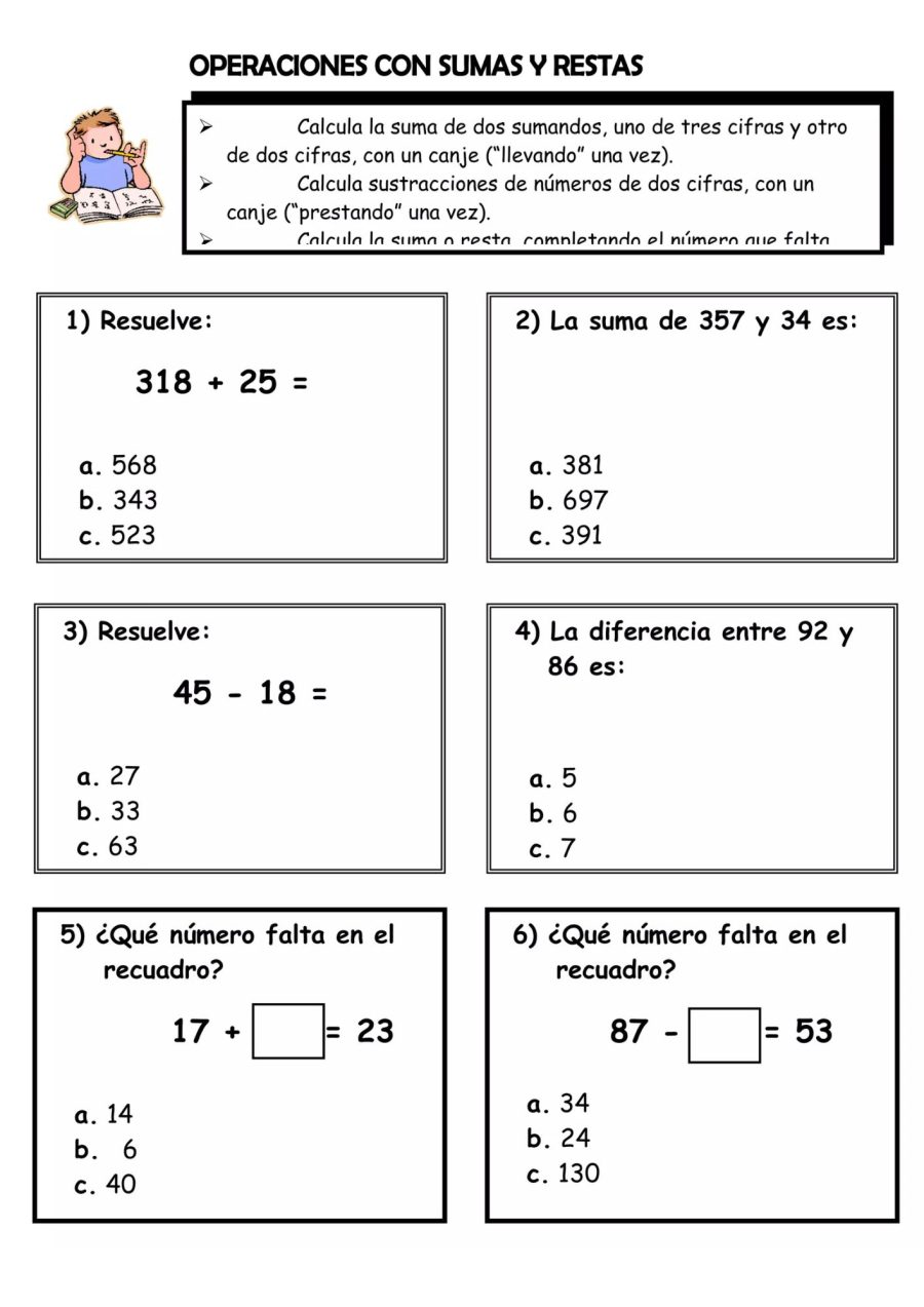 Fichas de Matemáticas 4 Primaria Algebra 2