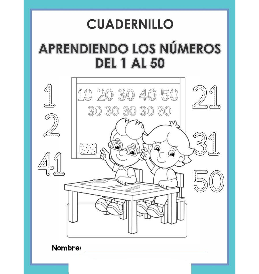 Aprendizaje de los números del 1 al 50 1