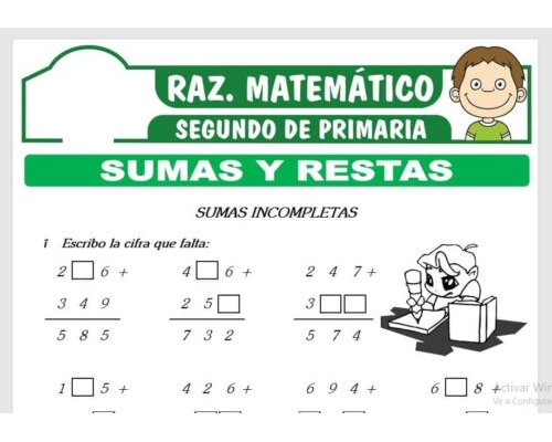 Sumando y restando ejercicios de cálculo con números de tres cifras 3