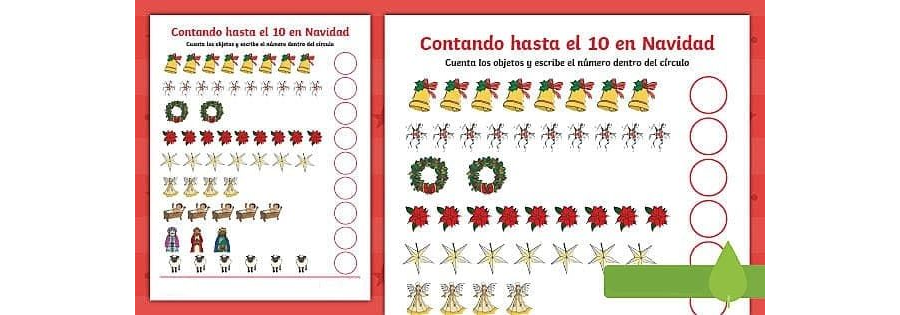 Aplicación de los números ordinales en actividades de Navidad 3