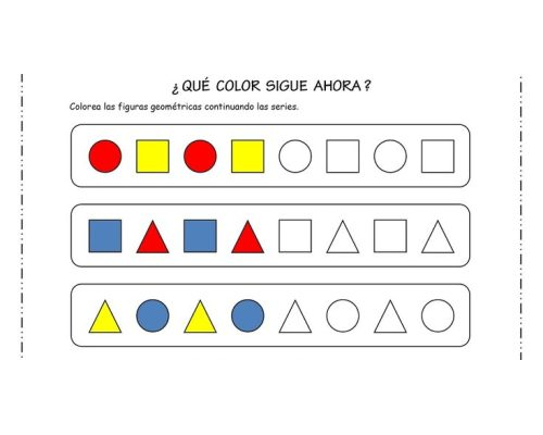 Razonamiento lógico y atención temprana con fichas de colores 1