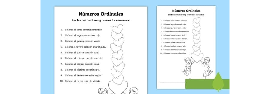 Celebraciones y eventos temáticos para practicar los números ordinales 1