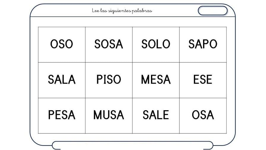 Fichas de consonantes para imprimir 3