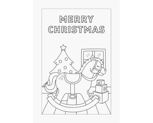 Fichas de navidad para colorear 3