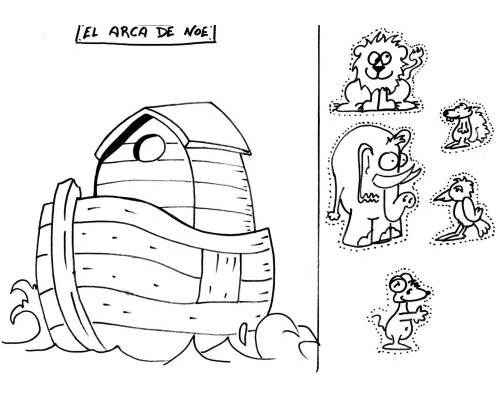 Fichas del arca de Noé para imprimir 3