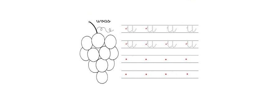 Fichas de la u minúscula 1